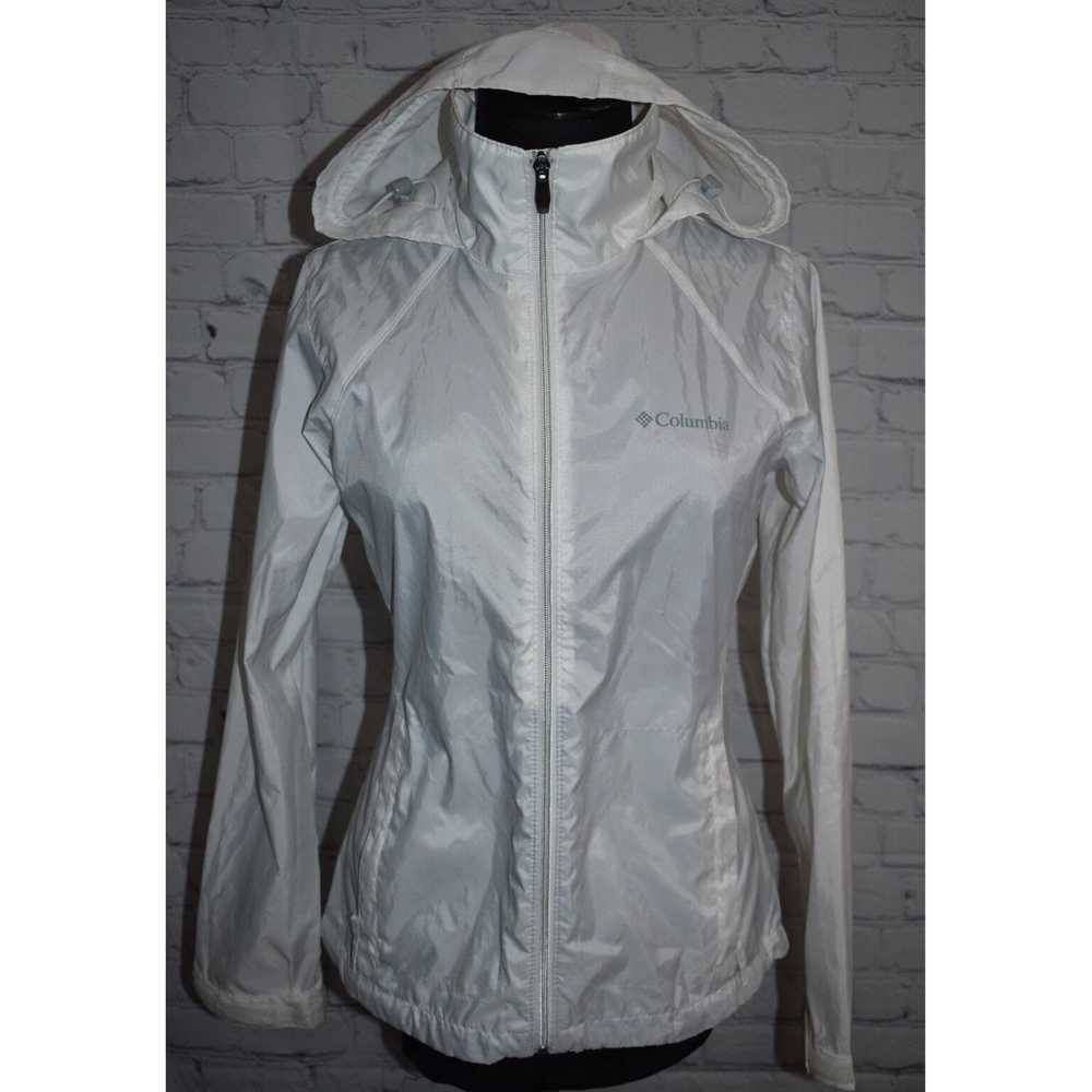 Vintage Womens Full Zip White Storm Wear Columbia… - image 6