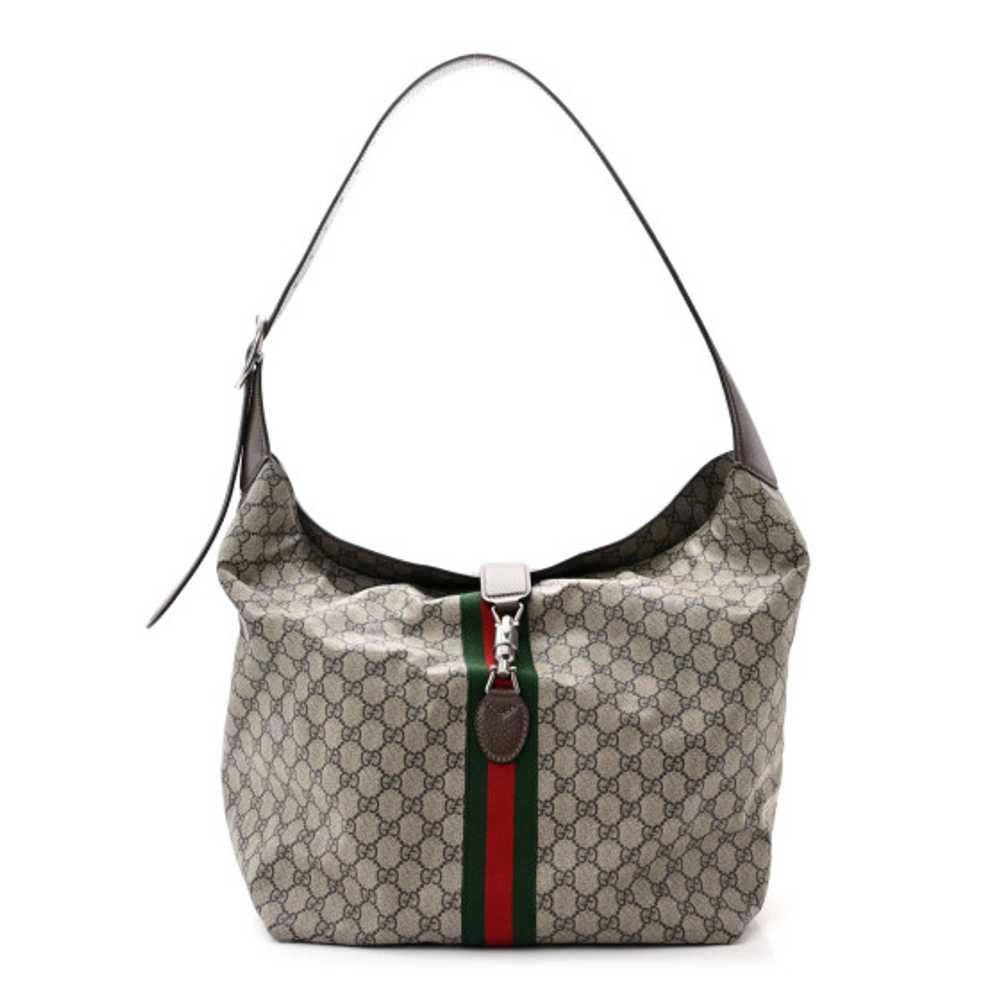 GUCCI Tender GG Supreme Monogram Textured Dollar … - image 1