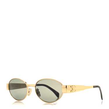 CELINE Metal Triomphe 01 Sunglasses CL40235U Gold 