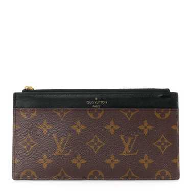 LOUIS VUITTON Monogram Slim Purse Black