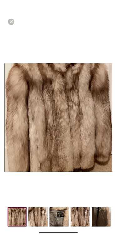 Harrods Harrods fur brown and beige beautiful fur 