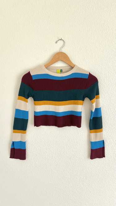 Farm Rio Cropped Striped Sweater (XS-S) | Used,…