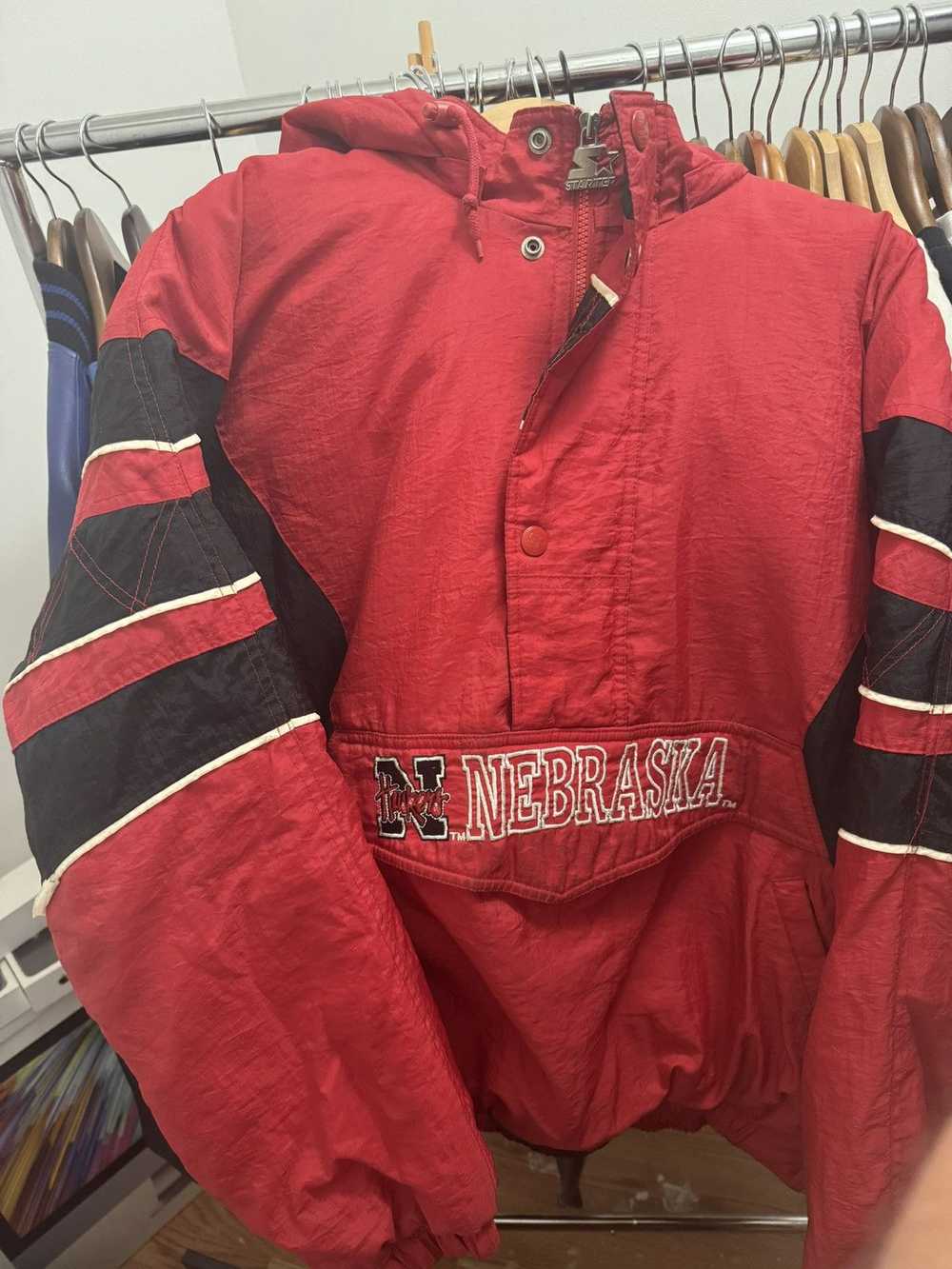 Starter × Vintage Vintage Nebraska Huskers puffer… - image 1