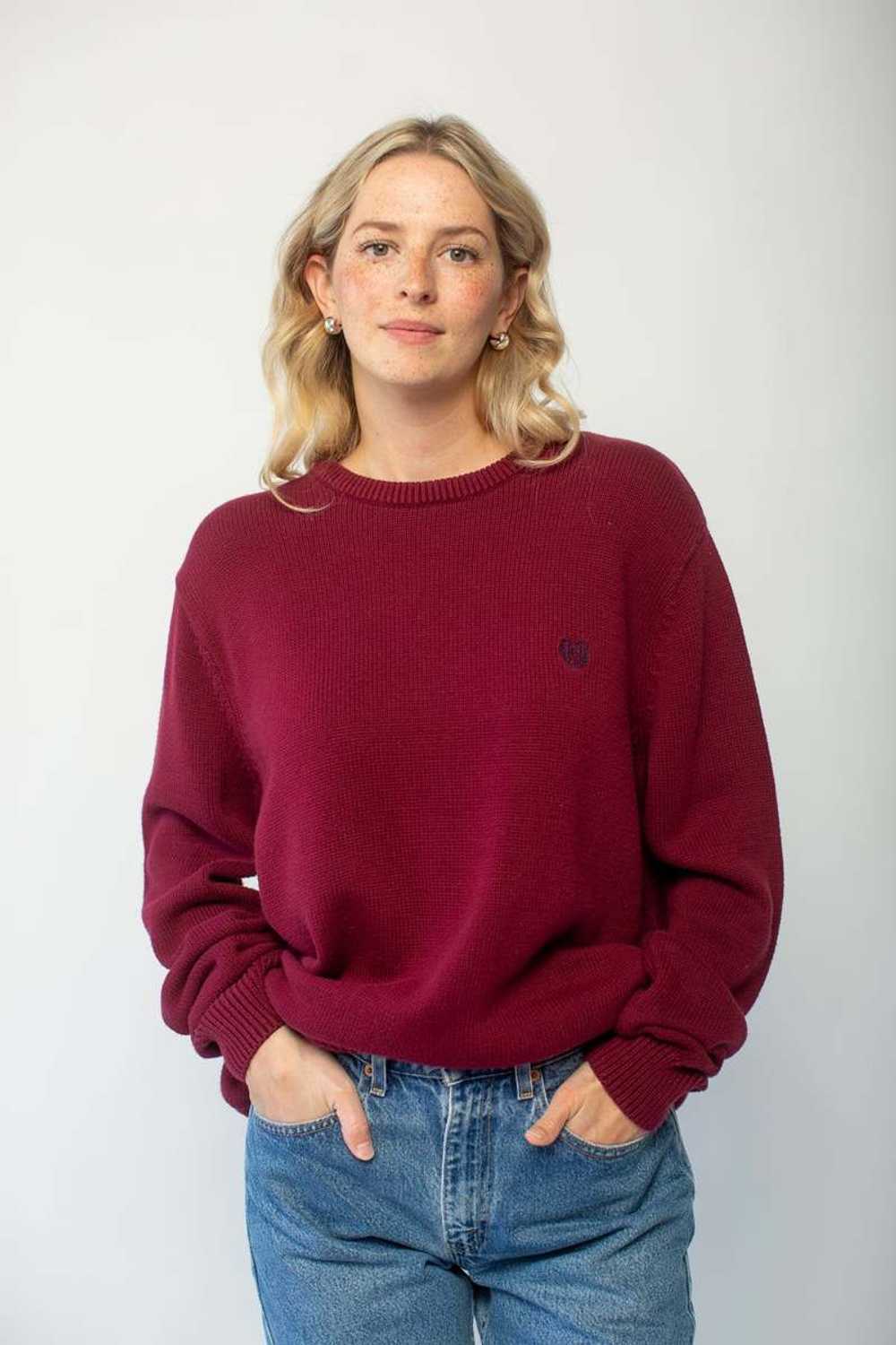 CHAPS Knit Crewneck - image 1