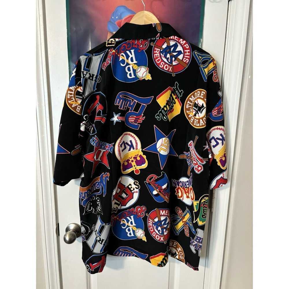 Rare vintage negro league hawaiian shirt black ra… - image 5