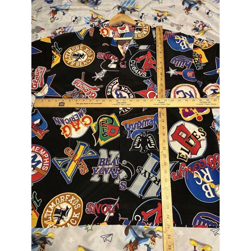 Rare vintage negro league hawaiian shirt black ra… - image 6