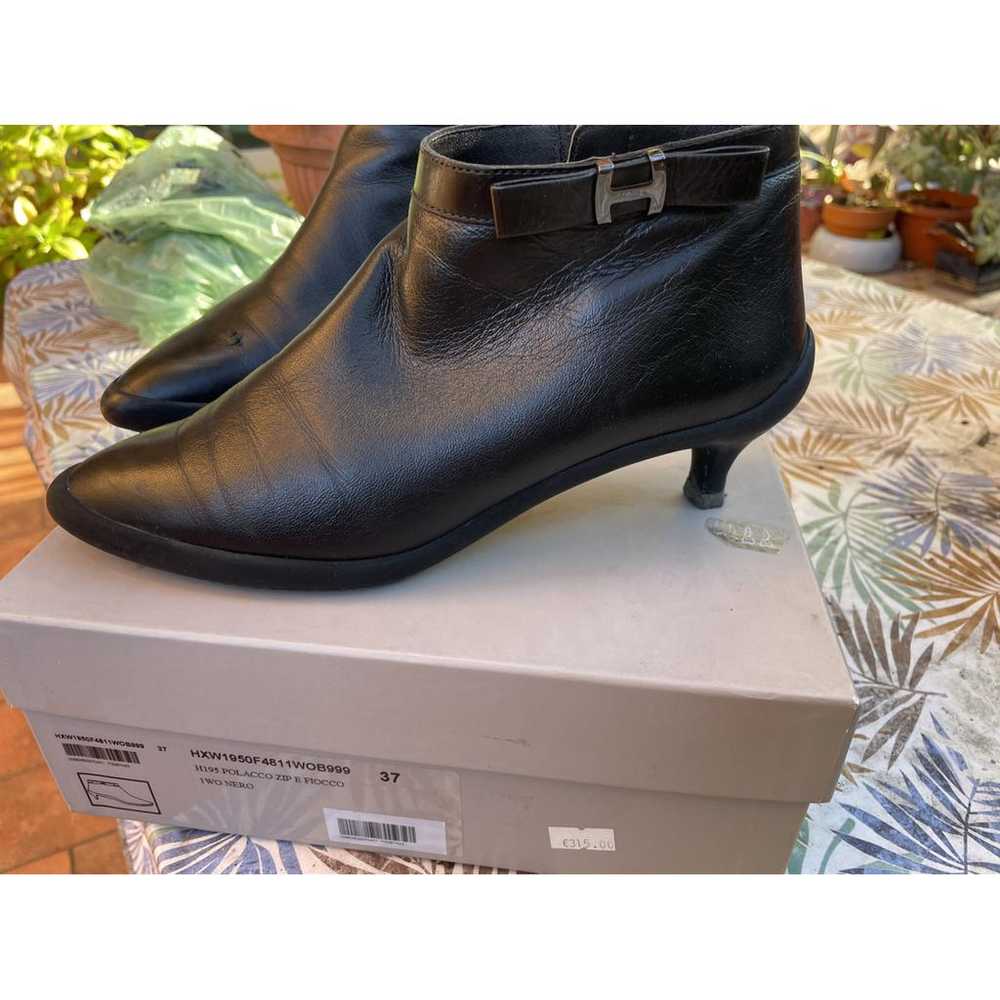 Hogan Leather ankle boots - image 2