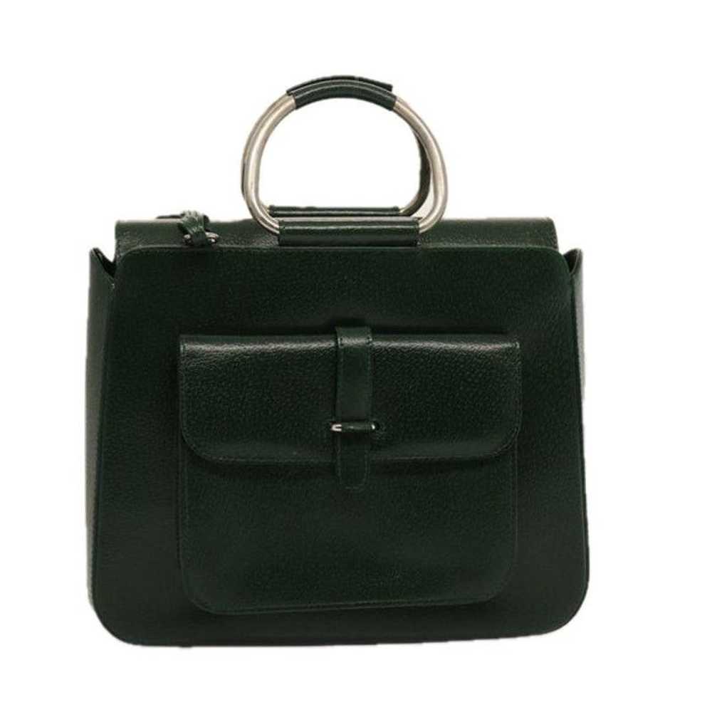 Gucci GUCCI Hand Bag Leather Green 000 2058 0307 - image 1