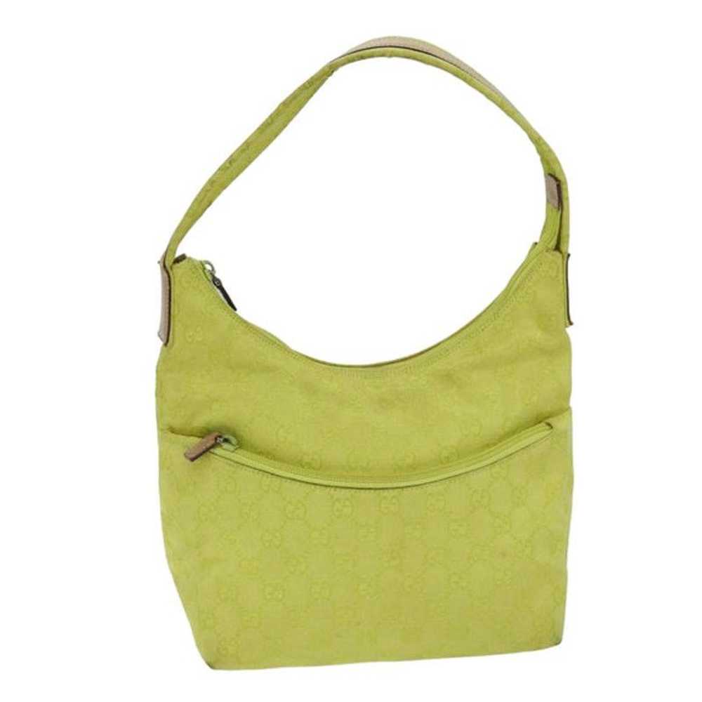 Gucci GUCCI GG Canvas Shoulder Bag Yellow 001 338… - image 1