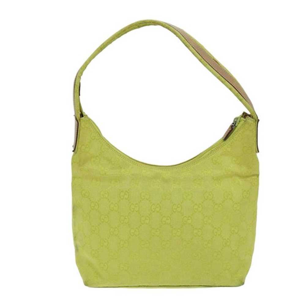 Gucci GUCCI GG Canvas Shoulder Bag Yellow 001 338… - image 2