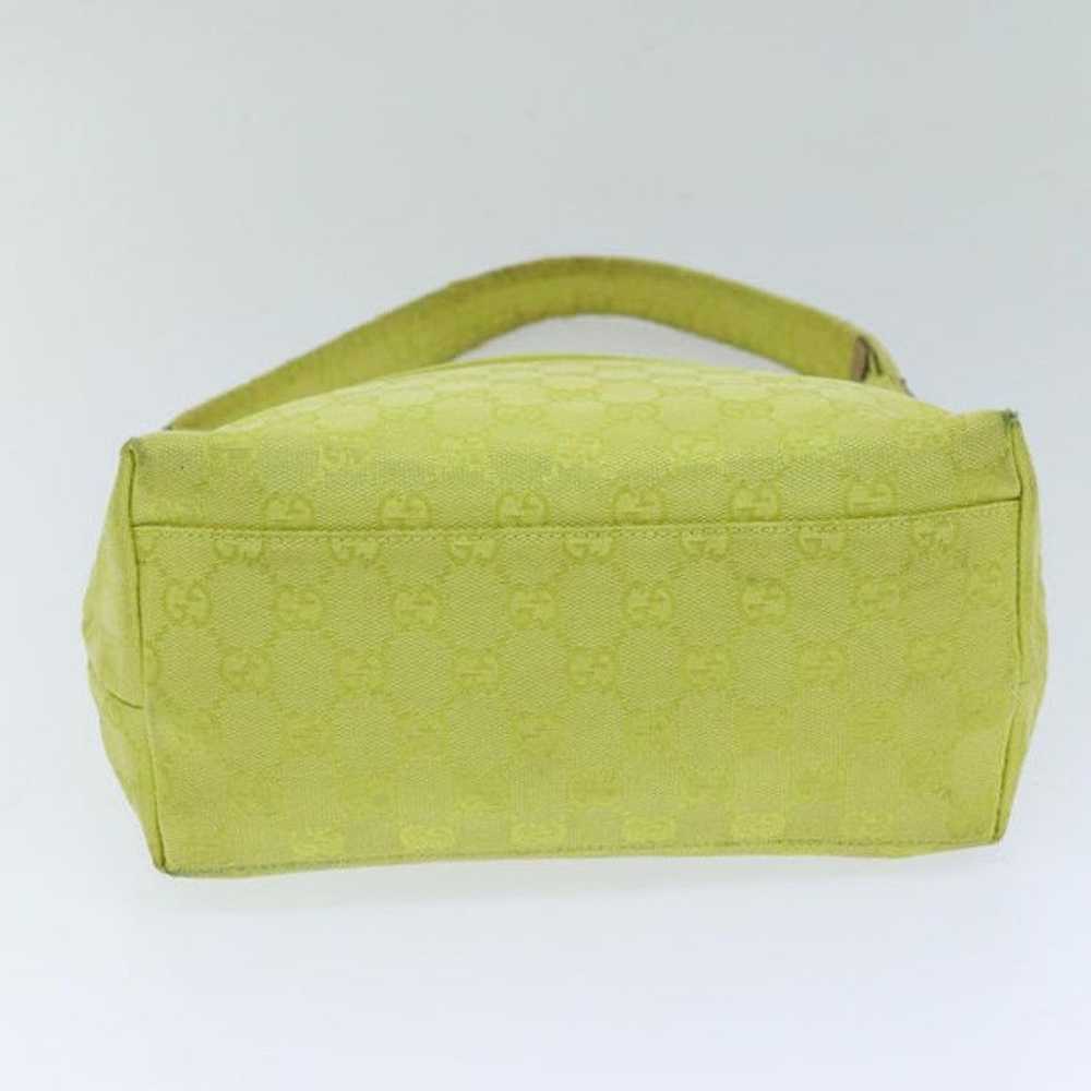 Gucci GUCCI GG Canvas Shoulder Bag Yellow 001 338… - image 5