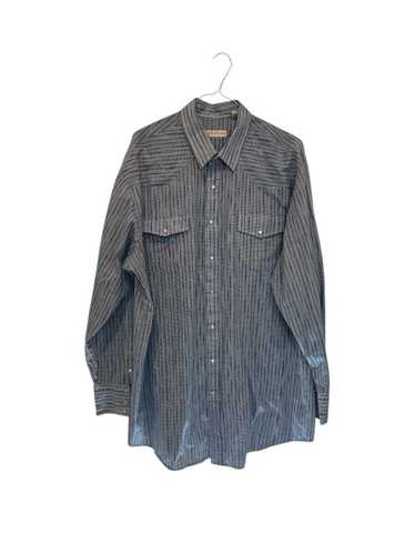 Roper Roper Pearl Snap Western Shirt Men’s 3XLT Bl