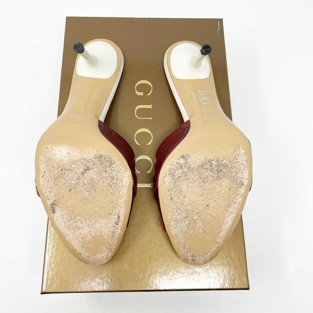 Gucci Double G leather sandal - image 10