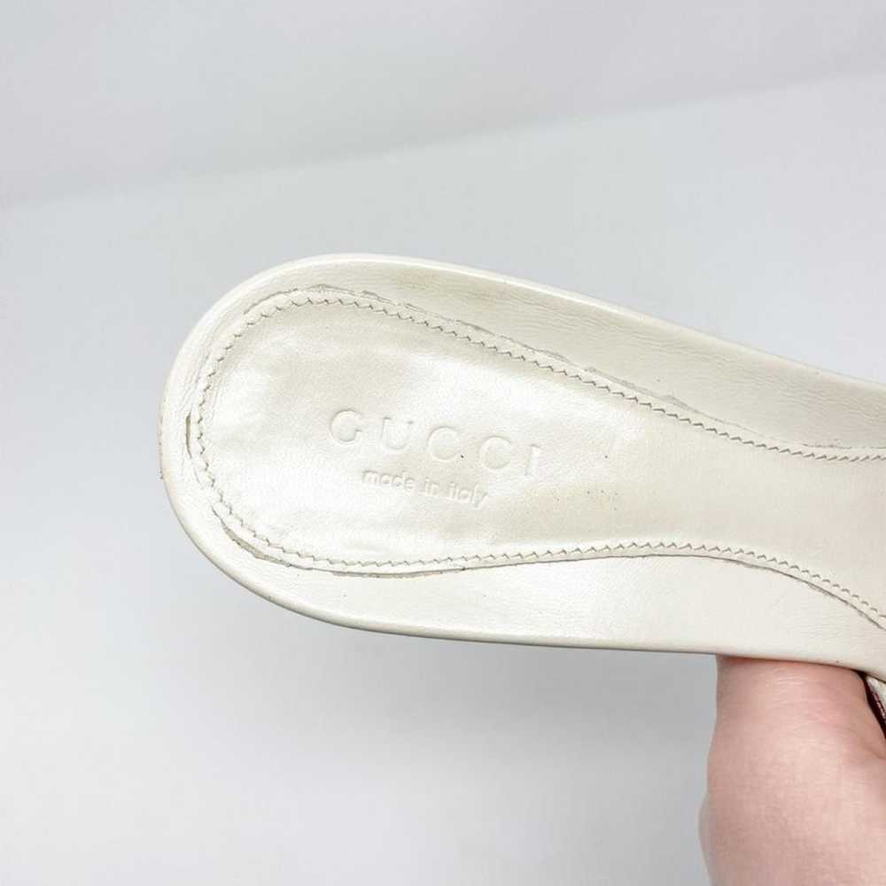 Gucci Double G leather sandal - image 9