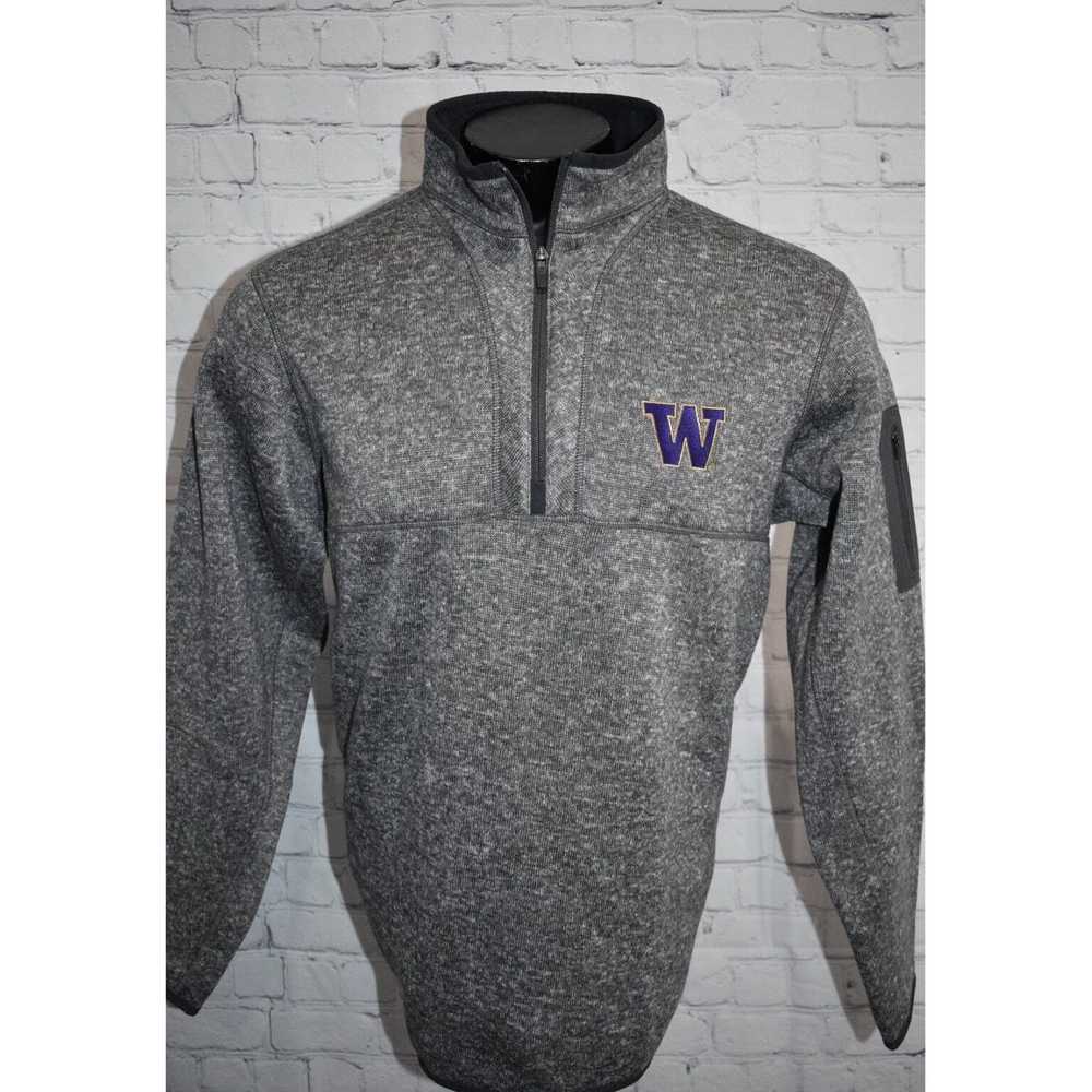 Vintage Washington Huskies Football Quarter Zip P… - image 7