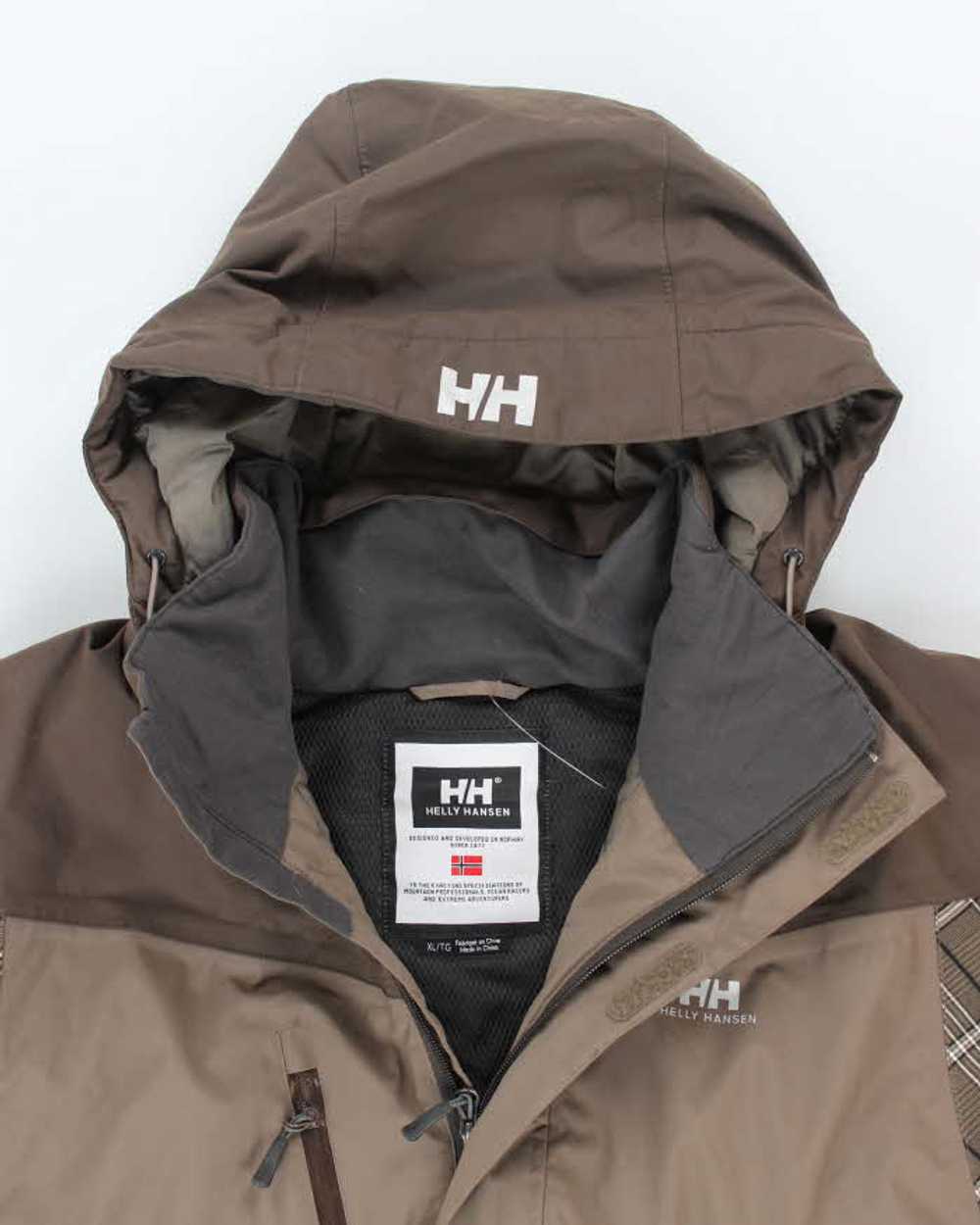 Vintage Helly Hansen Oversized Hooded Ski Jacket … - image 3