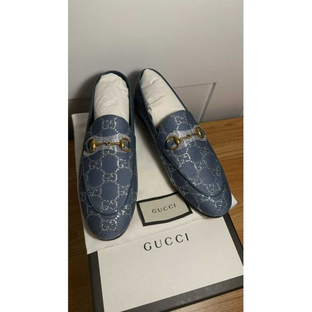 Gucci Jordaan cloth flats - image 4