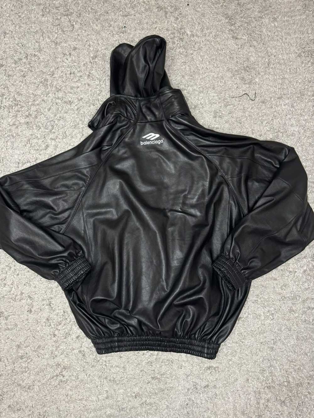 Balenciaga Balenciaga Leather 3B Jacket - image 2