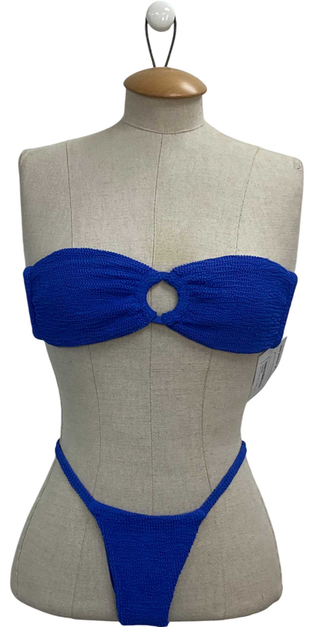 Monday Swimwear Blue Costa Rica Bikini Set UK S - image 1