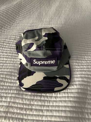 Supreme Pacific Camo Camp Cap パープル 13aw Supreme Camo Ripstop Camp Cap (FW21) - $48