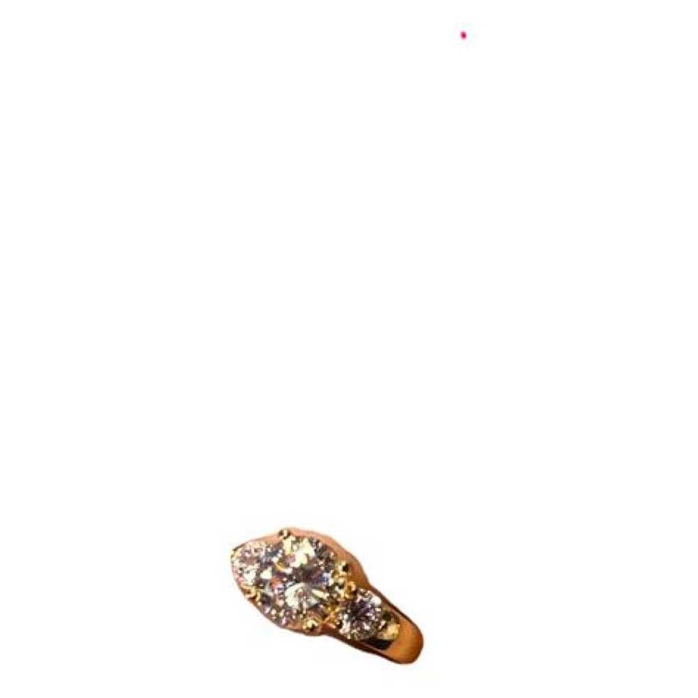 Non Signé / Unsigned Yellow gold ring - image 1