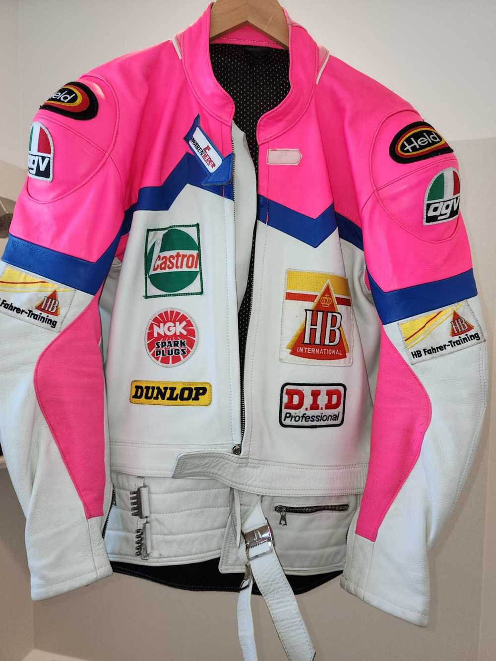 Leather Jacket × Racing × Vintage Racing leather … - image 8