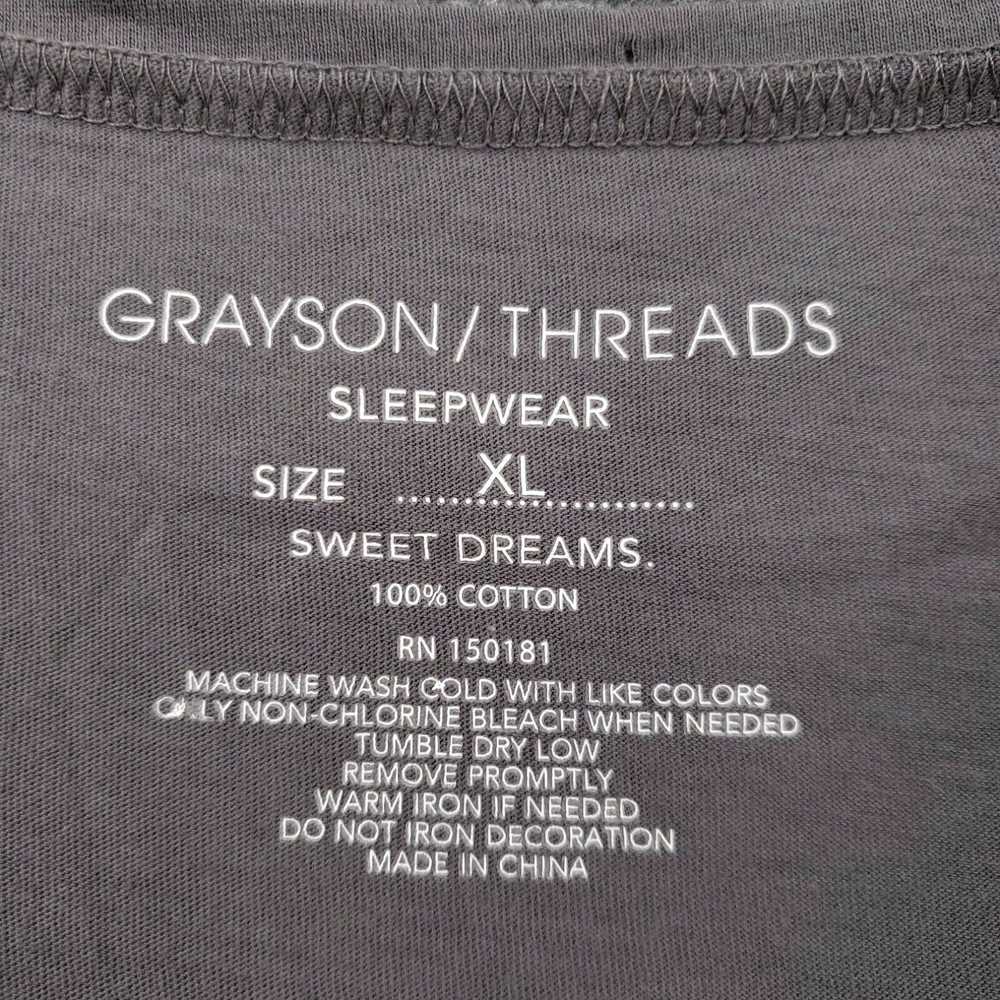 Vintage Grayson Threads Sleep Shirt Womens XL Gra… - image 3