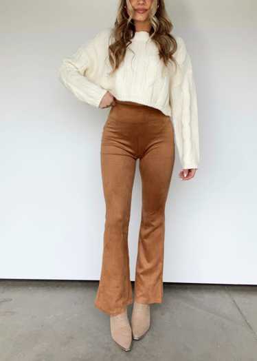 Lane 201 Suede Flare Leggings