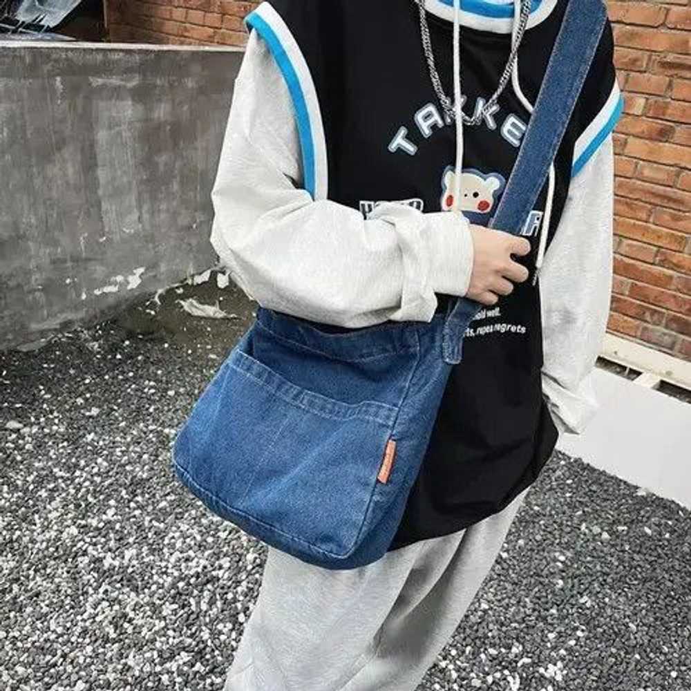 Bag × Japanese Brand × Streetwear Denim Shoulder … - image 2