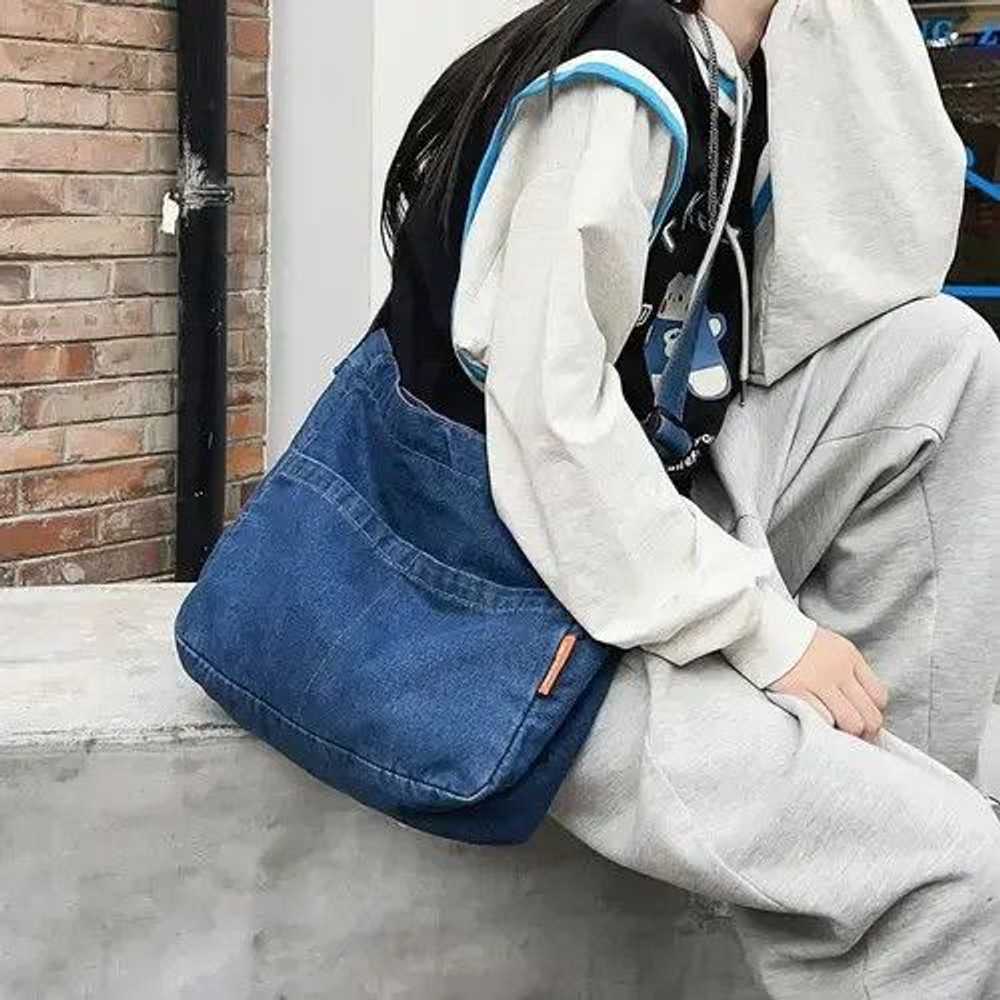 Bag × Japanese Brand × Streetwear Denim Shoulder … - image 3