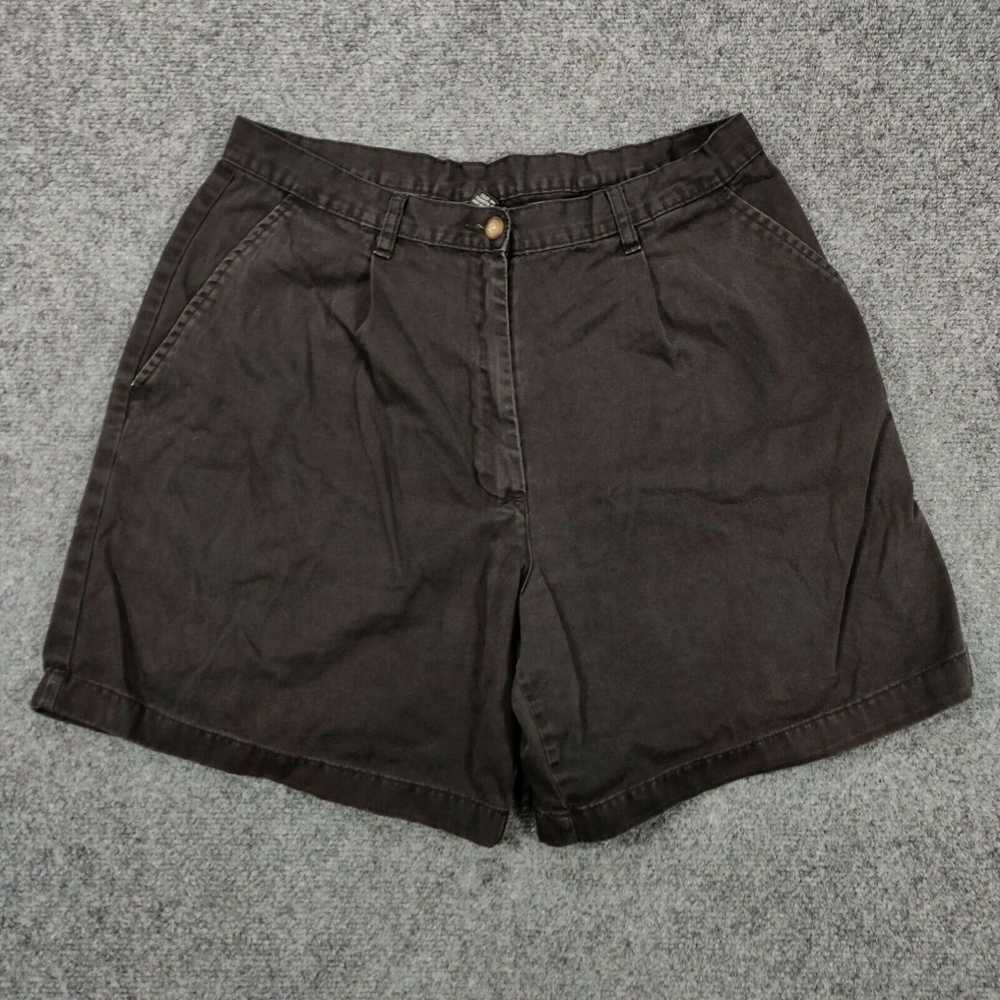 Vintage Style&co. Shorts Womens 14 Black Chino Hi… - image 1