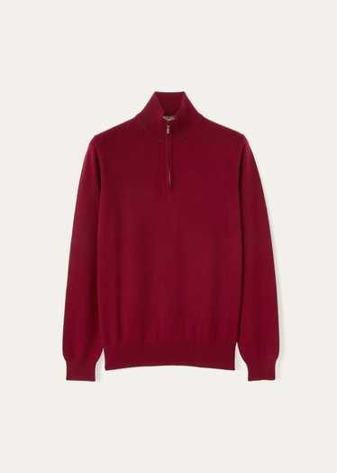 Loro Piana o1srvl11e1224 Baby Cashmere Half Zip S… - image 1