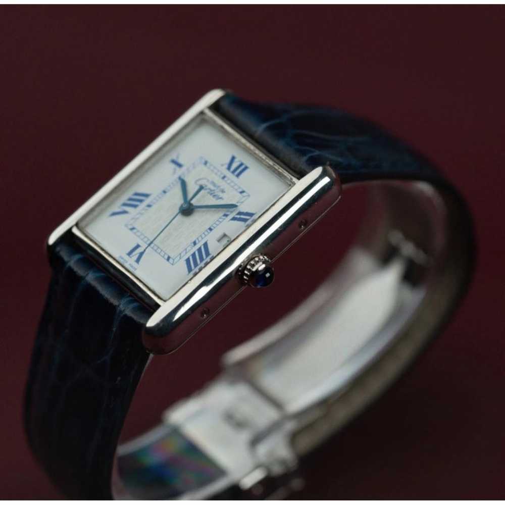 Cartier Tank Must silver watch - image 2