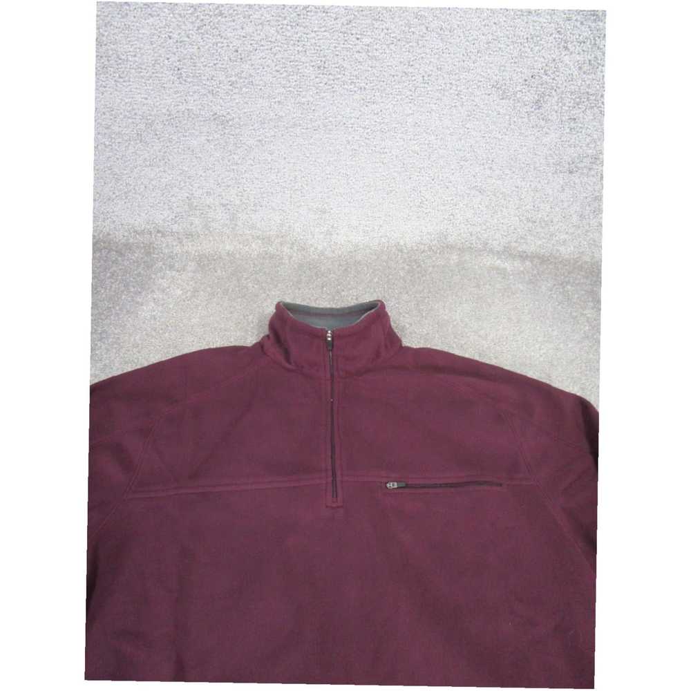 Vintage L.L. Bean Sweater Mens Mens Large Burgund… - image 2