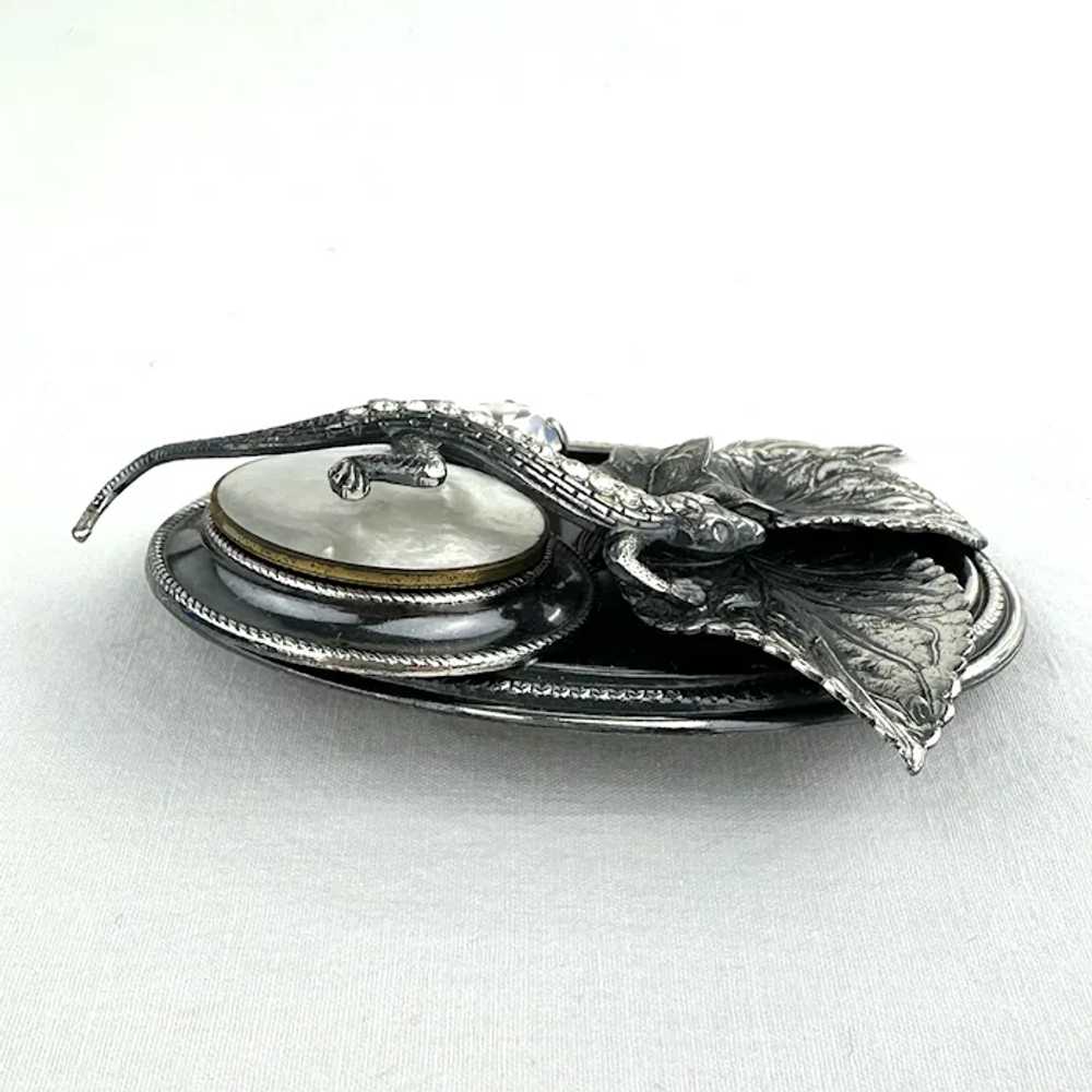 Vintage Ermani Bulatti Art Nouveau Style Brooch - image 6