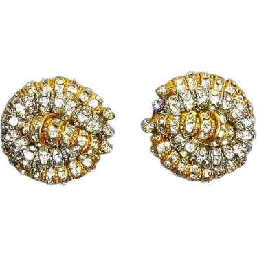 Francoise Montague Paris signed Earrings – Coutur… - image 1