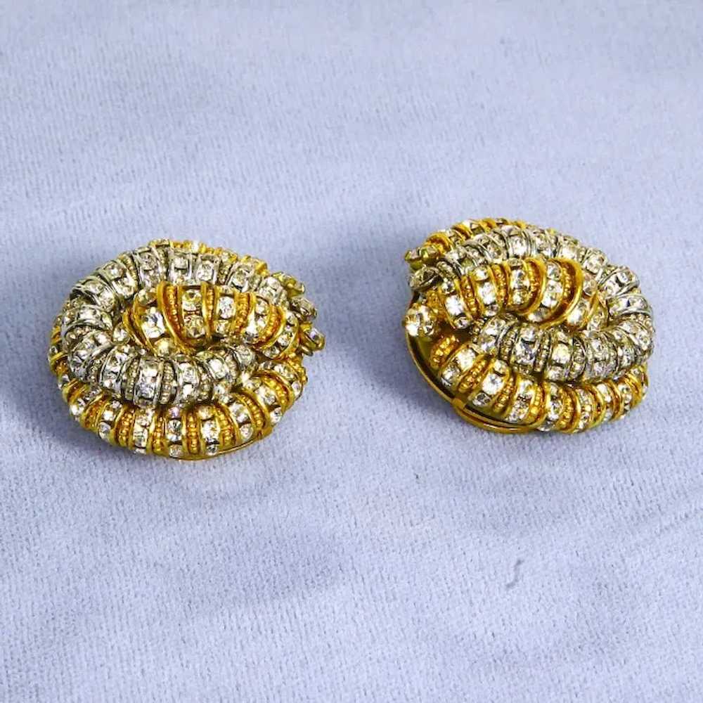 Francoise Montague Paris signed Earrings – Coutur… - image 2