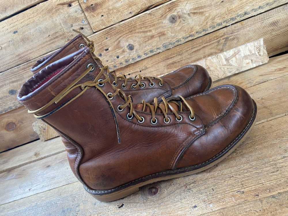 Red Wing Vintage 60’s Redwing 877 brown leather m… - image 10