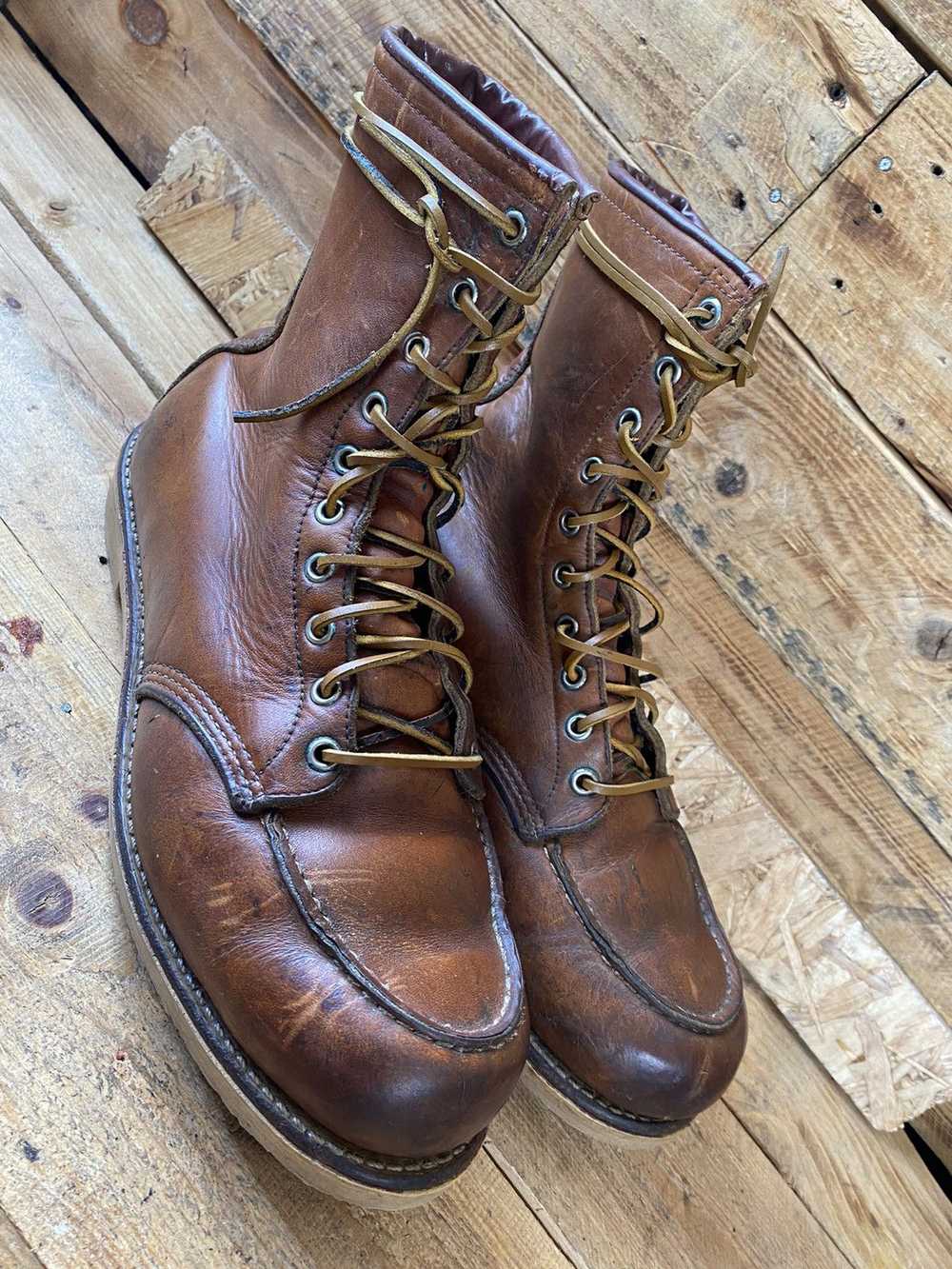 Red Wing Vintage 60’s Redwing 877 brown leather m… - image 12