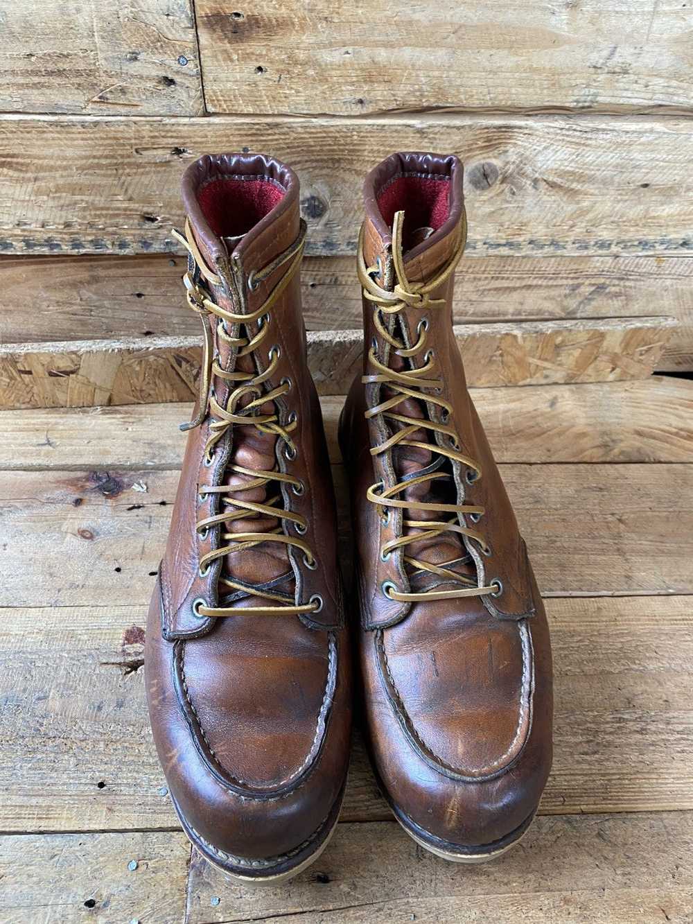 Red Wing Vintage 60’s Redwing 877 brown leather m… - image 1