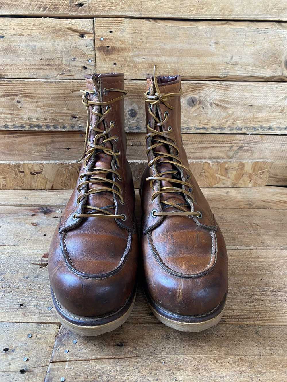 Red Wing Vintage 60’s Redwing 877 brown leather m… - image 2