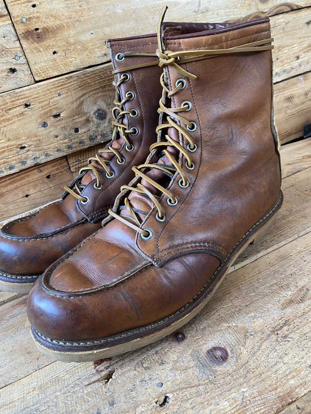 Red Wing Vintage 60’s Redwing 877 brown leather m… - image 5