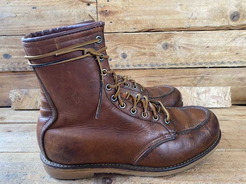 Red Wing Vintage 60’s Redwing 877 brown leather m… - image 9