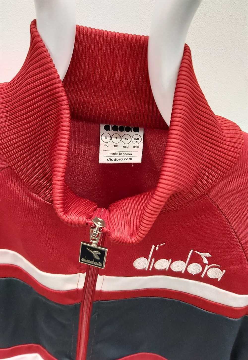 Vintage Diadora 80s Style Mens Sportswear Jacket - image 3