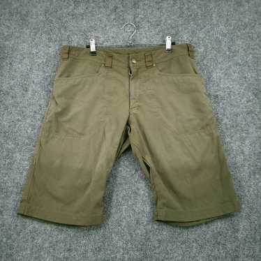 Vintage Haglofs Hiking Shorts Mens 34 Green Loose… - image 1