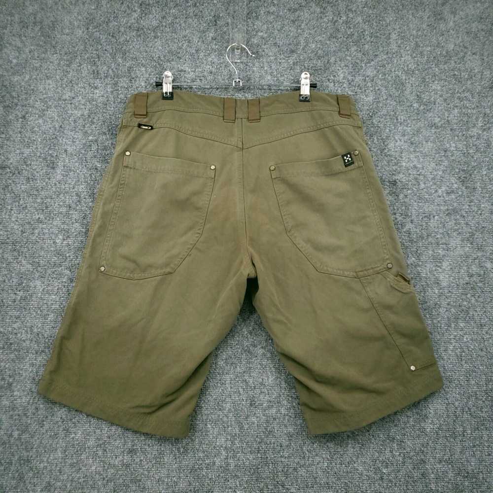 Vintage Haglofs Hiking Shorts Mens 34 Green Loose… - image 2