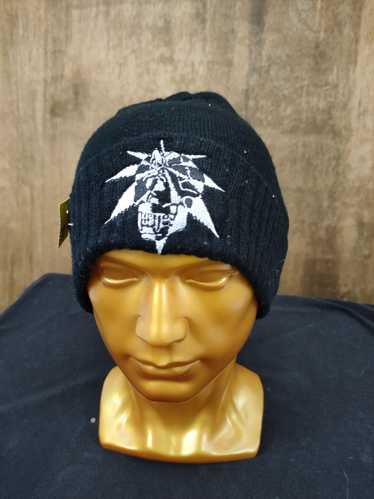 Japanese Brand × Skulls Black skull beanie japan … - image 1