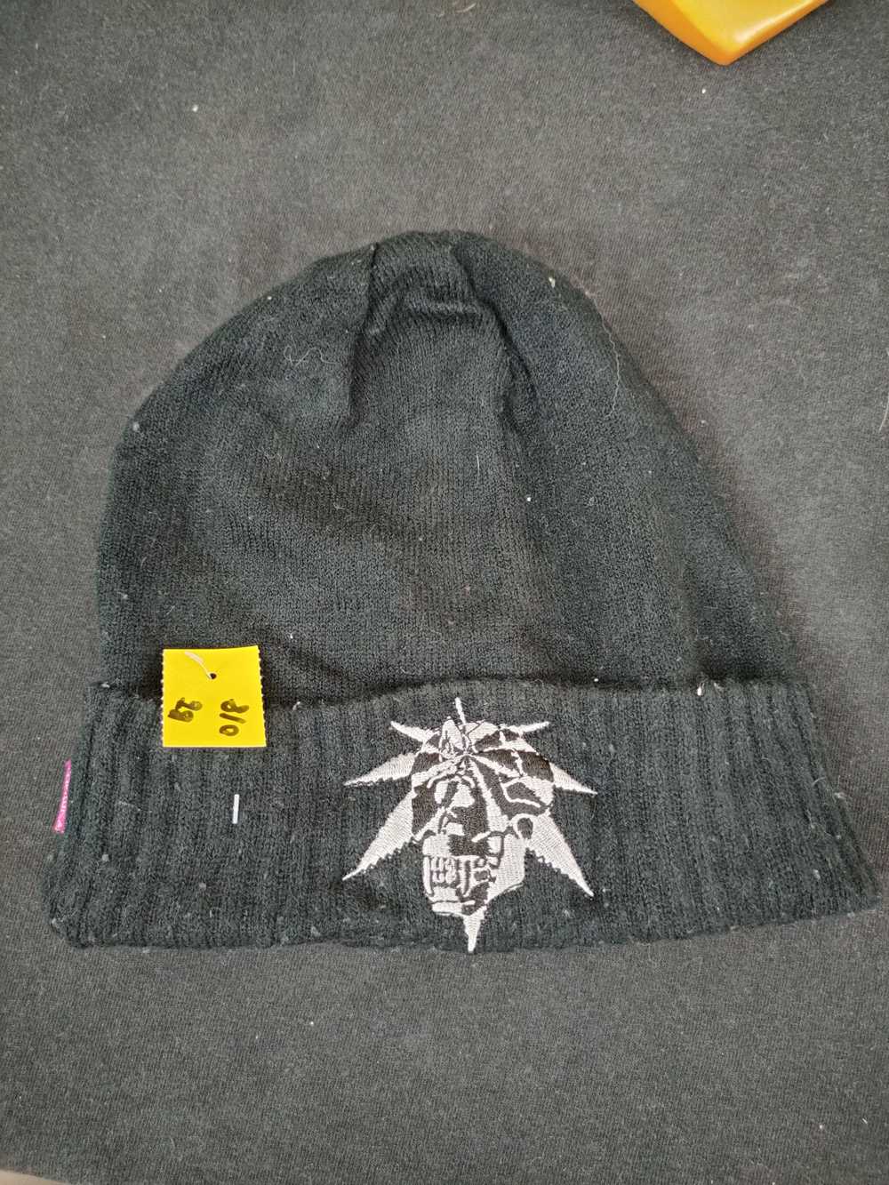 Japanese Brand × Skulls Black skull beanie japan … - image 7