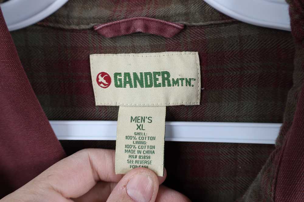 Vintage Vintage Gander Mountain Lined Canvas Butt… - image 5