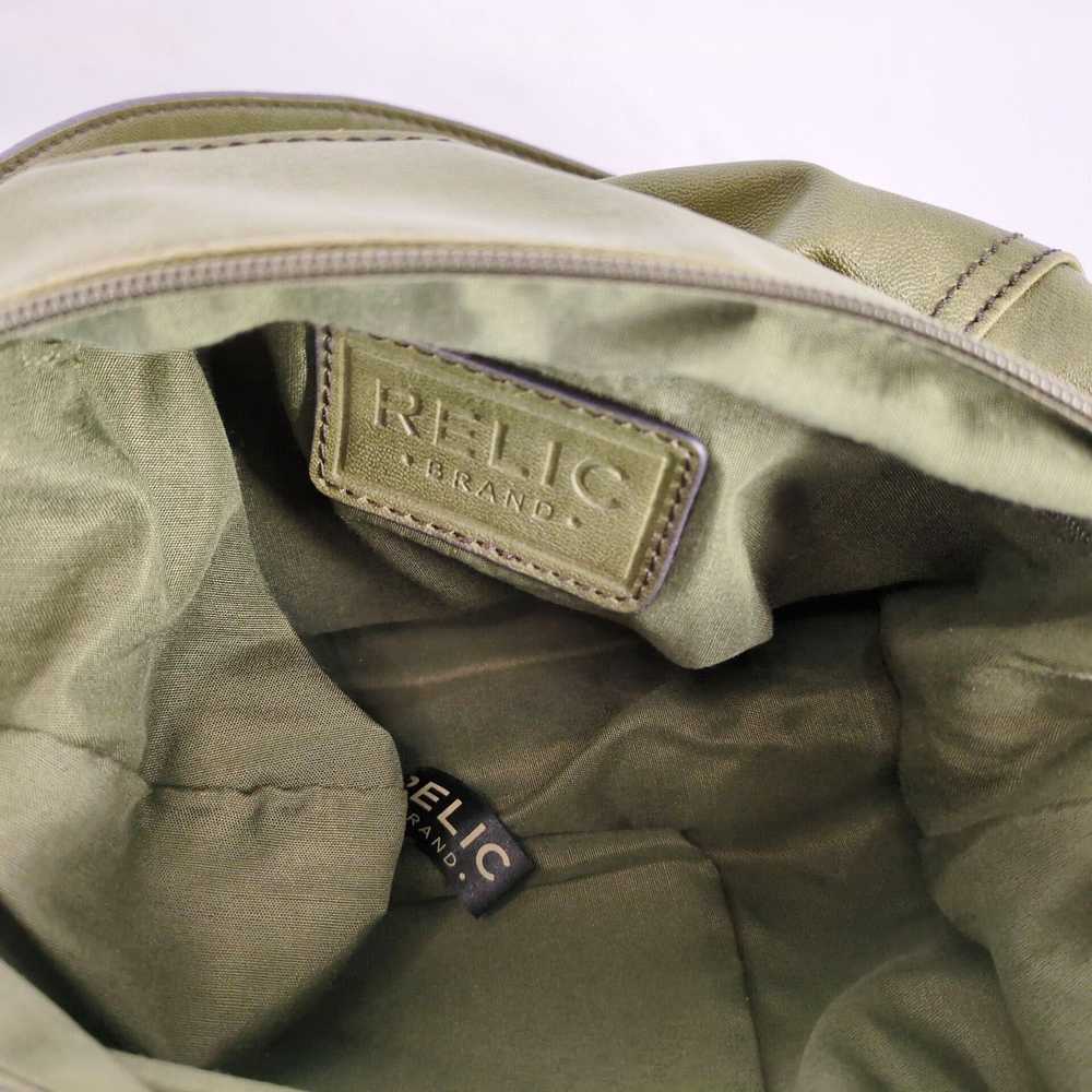 Relic Relic by Fossil Olive Green Faux Leather Cr… - image 7